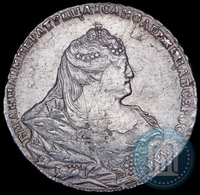 Picture 1 rouble 1740 year  "Moscow type"