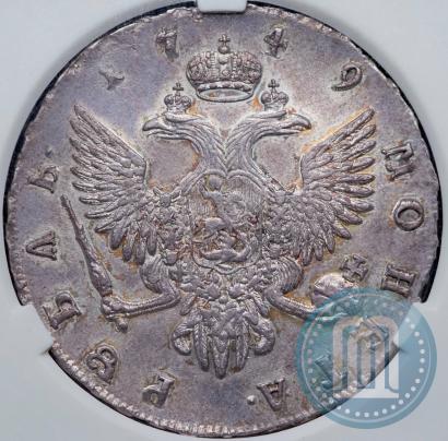 Picture 1 rouble 1749 year СПБ 