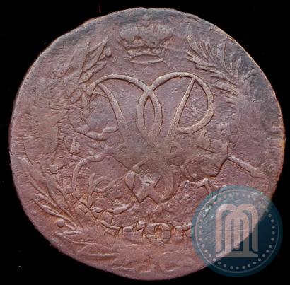 Picture 2 kopecks 1758 year  "Nominal above St. George"