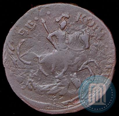 Picture 2 kopecks 1758 year  "Nominal above St. George"
