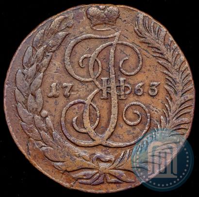 Picture 5 kopecks 1763 year СМ 