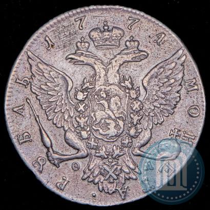 Picture 1 rouble 1774 year СПБ-ФЛ 