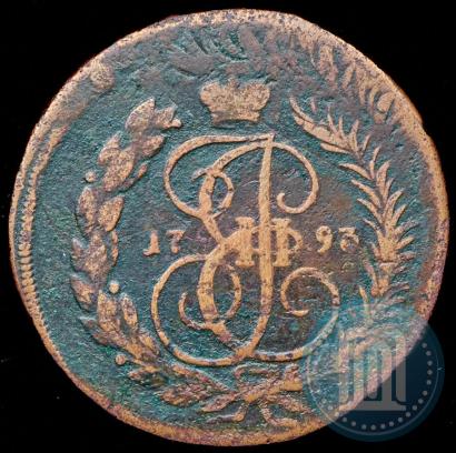 Picture 2 kopecks 1793 year ЕМ "Paul's restrike"
