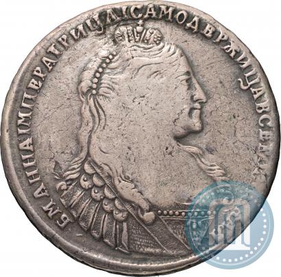 Фото 1 рубль 1737 года  "Тип 1735 года"