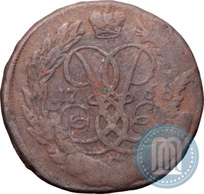 Фото 2 копейки 1758 года  "Номинал над Св. Георгием"