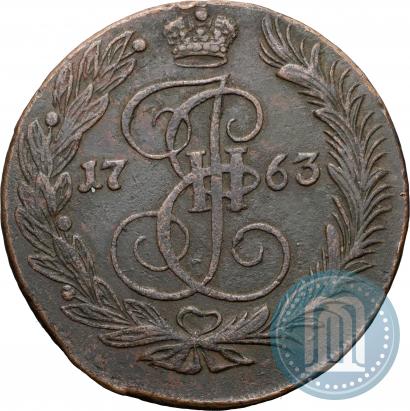 Фото 5 копеек 1763 года ЕМ 