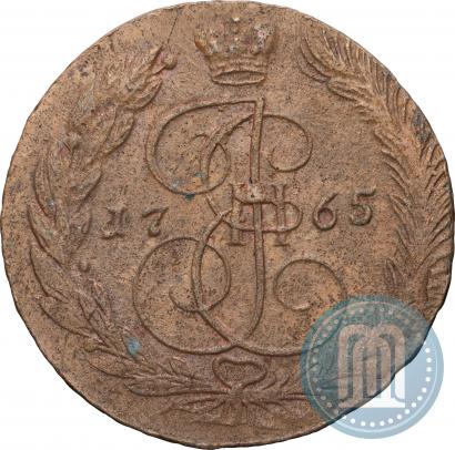 Фото 5 копеек 1765 года ЕМ 