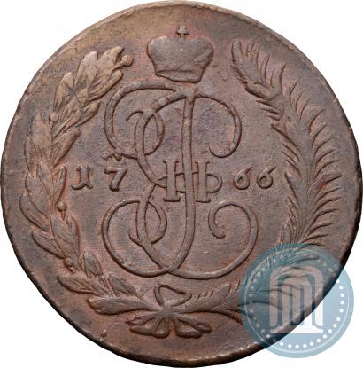 Фото 5 копеек 1766 года ММ 