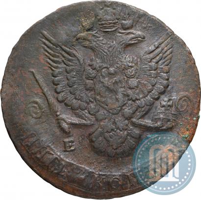 Фото 5 копеек 1785 года ЕМ 