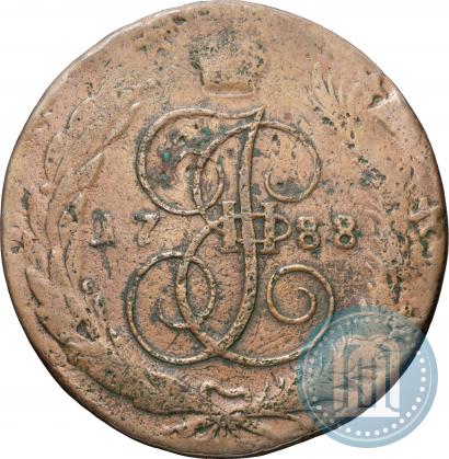 Фото 5 копеек 1788 года СПМ 
