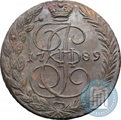 Фото 5 копеек 1789 года ЕМ 