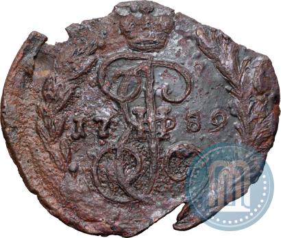 Фото 1 копейка 1789 года ЕМ 