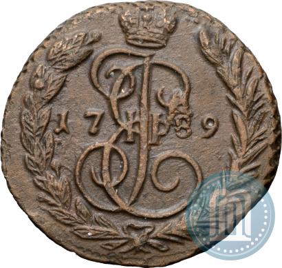 Фото 1 копейка 1789 года ЕМ 