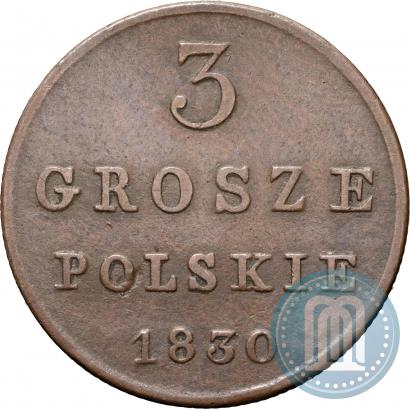 Фото 3 гроша 1830 года FH 