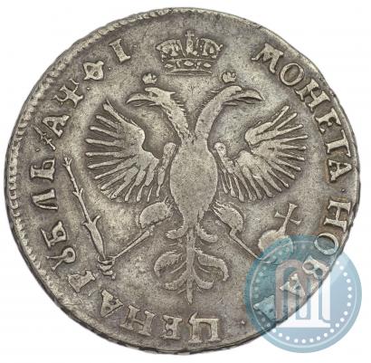 Picture 1 rouble 1719 year OK "Portrait in armour"