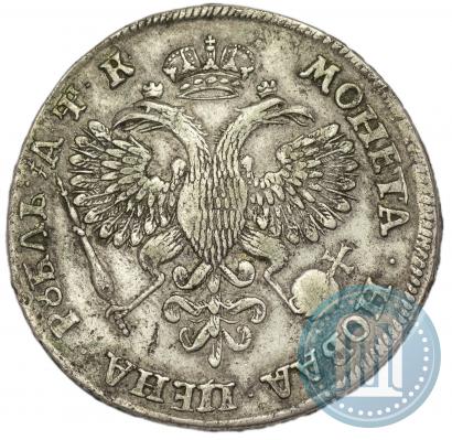 Picture 1 rouble 1720 year  "Portrait in armour"