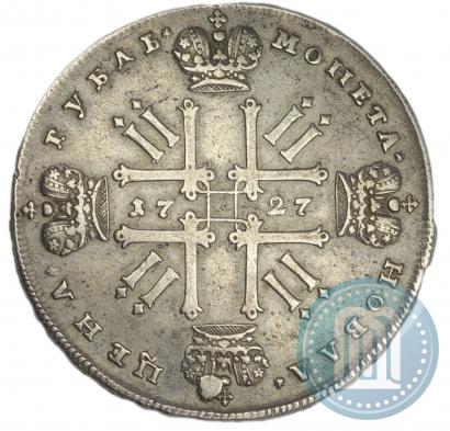 Picture 1 rouble 1727 year  "Moscow type"
