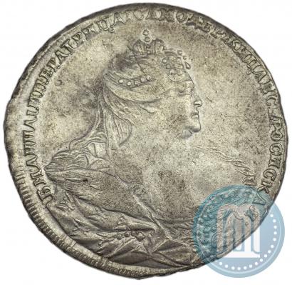 Picture 1 rouble 1737 year  "Moscow type"