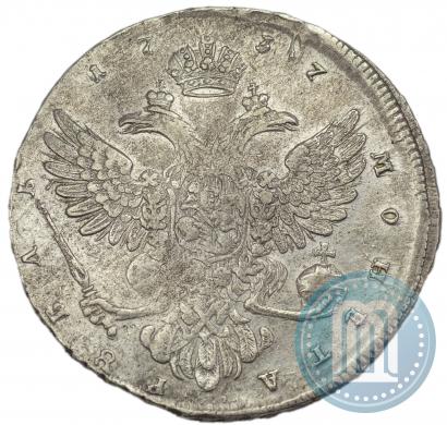Picture 1 rouble 1737 year  "Moscow type"