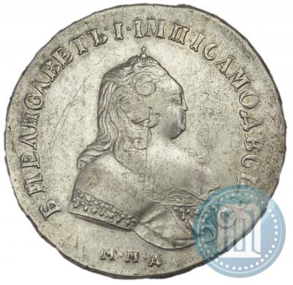 Picture 1 rouble 1742 year ММД 