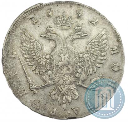 Picture 1 rouble 1742 year ММД 