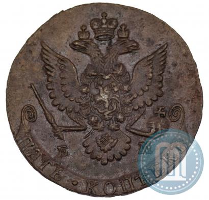 Picture 5 kopecks 1780 year ЕМ 