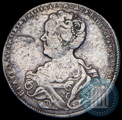 Фото Полтина 1726 года СПБ "Петербургский тип, портрет влево"