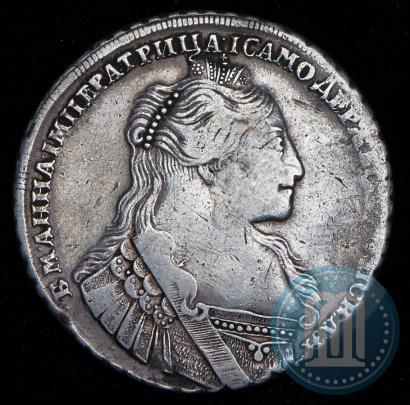 Фото 1 рубль 1734 года  "Тип 1735 года"