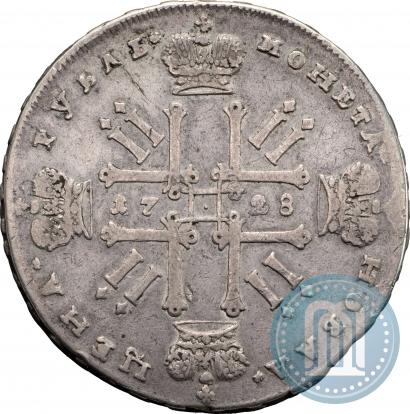 Picture 1 rouble 1728 year  "Type of 1727"