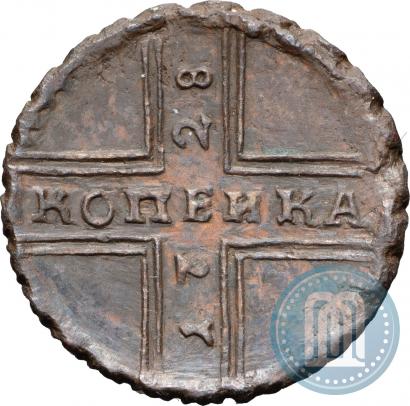 Picture 1 kopeck 1728 year МОСКВА 