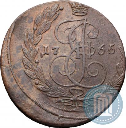 Picture 5 kopecks 1765 year ЕМ 