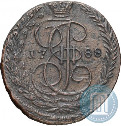 Picture 5 kopecks 1788 year ЕМ 
