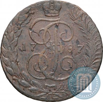 Picture 5 kopecks 1787 year ТМ 
