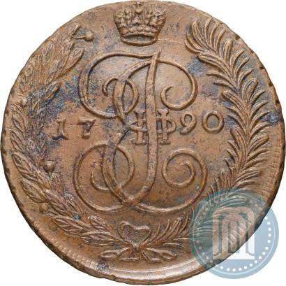 Picture 5 kopecks 1790 year АМ 