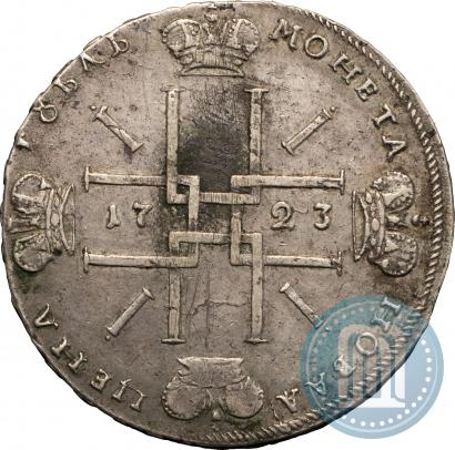 Фото 1 рубль 1723 года OK "Портрет в горностаевой мантии"