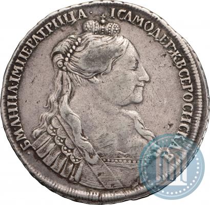Фото 1 рубль 1734 года  "Тип 1735 года"