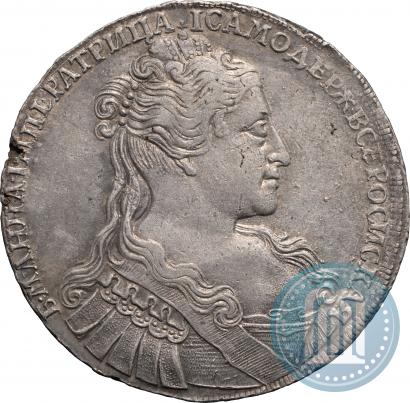 Фото 1 рубль 1734 года  "Тип 1734 года"