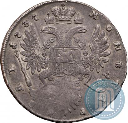 Фото 1 рубль 1737 года  "Тип 1735 года"