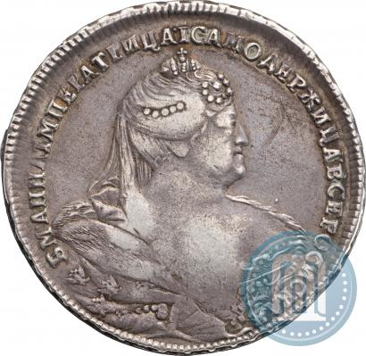 Фото 1 рубль 1740 года  "Московский тип"