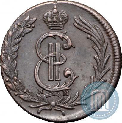 Фото 2 копейки 1780 года КМ 