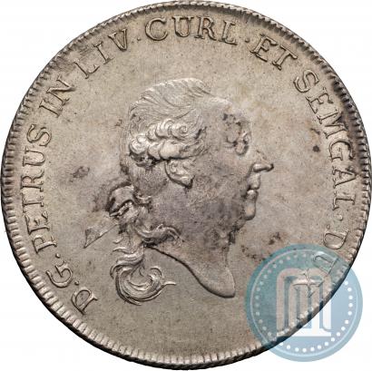 Фото Талер 1780 года  "Петр Бирон. Курляндия"