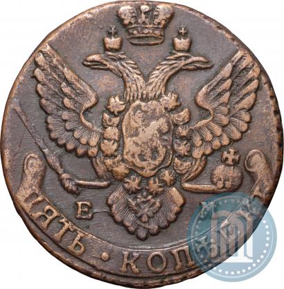 Фото 5 копеек 1788 года ЕМ 