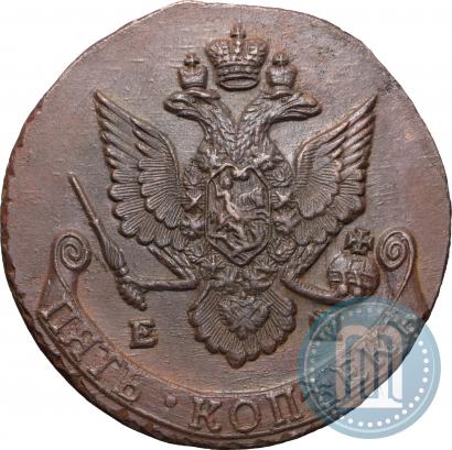 Фото 5 копеек 1788 года ЕМ 