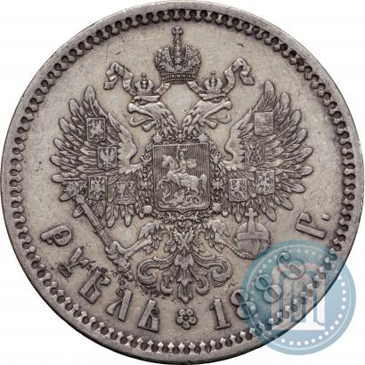 Фото 1 рубль 1886 года (АГ) 