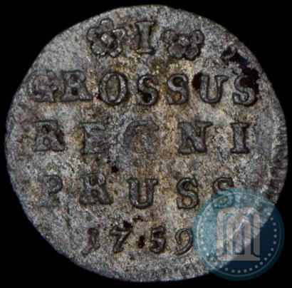Фото 1 грош 1759 года  