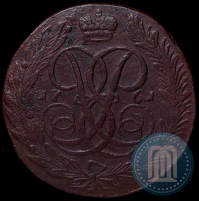 Picture 5 kopecks 1761 year  