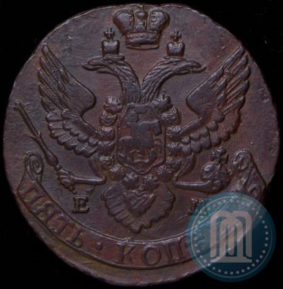Picture 5 kopecks 1795 year ЕМ 
