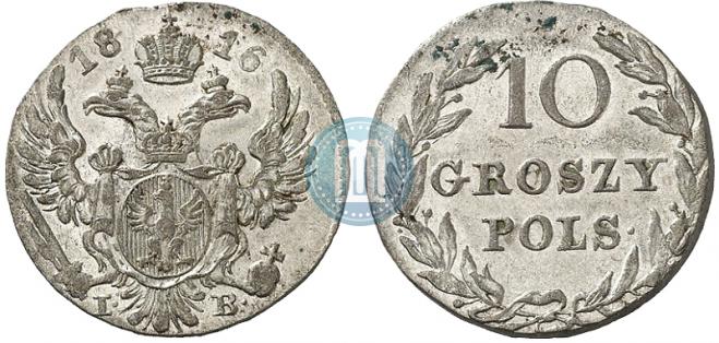 10 groszy 1816 year
