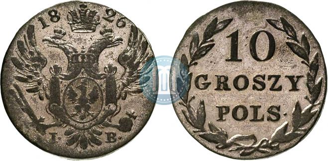 10 groszy 1826 year