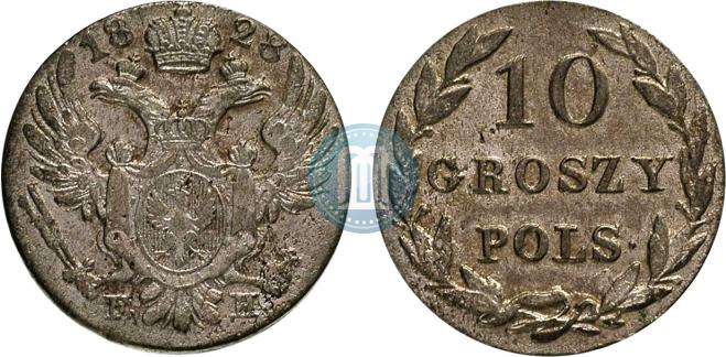 10 грошей 1828 года